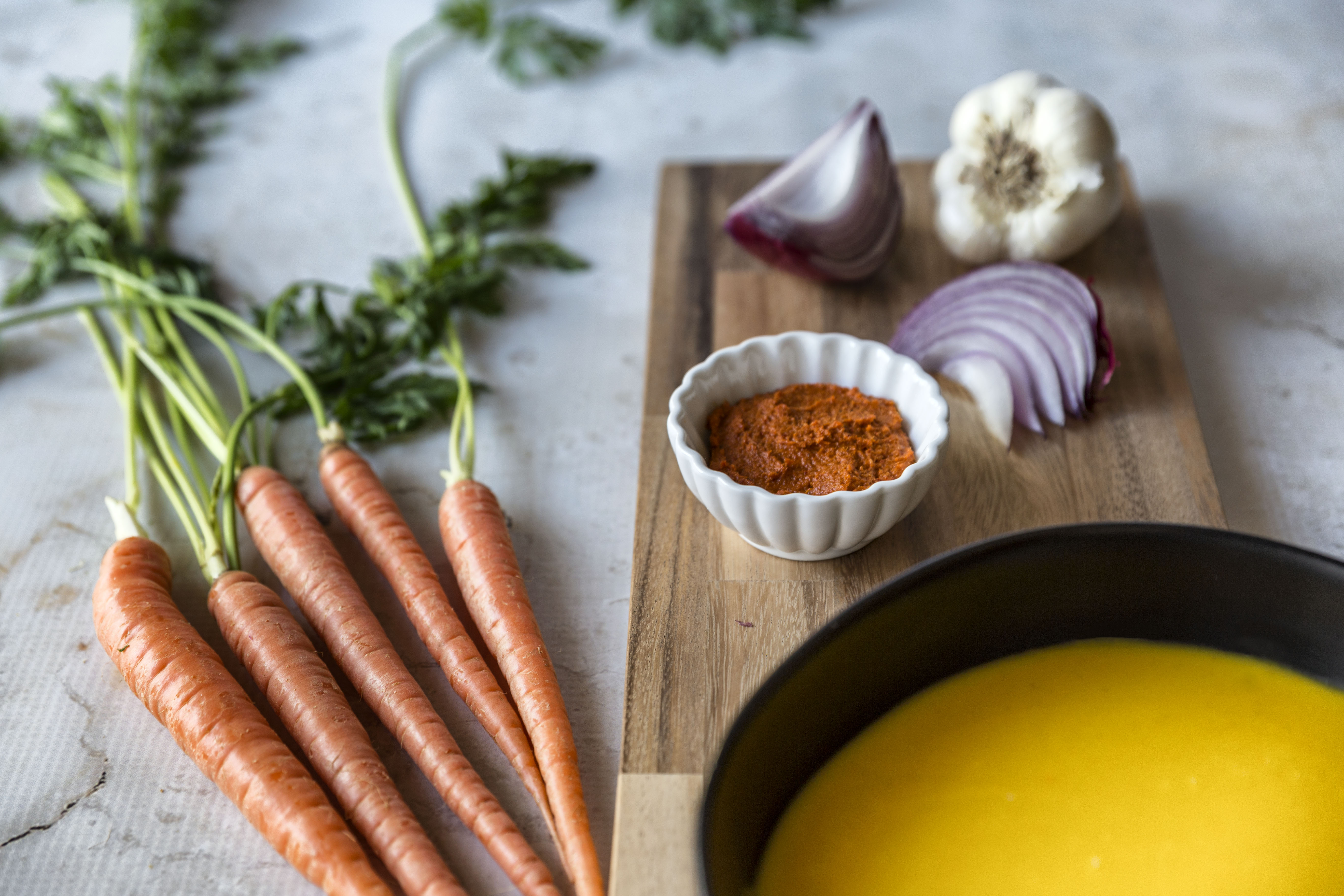 Curried Carrot Ginger Soup