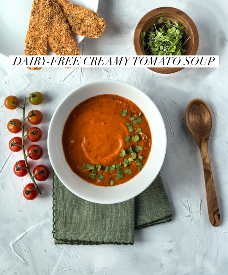 DairyFree Creamy Tomato Soup — Smart In The Kitchen
