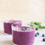 wild blueberry smoothie
