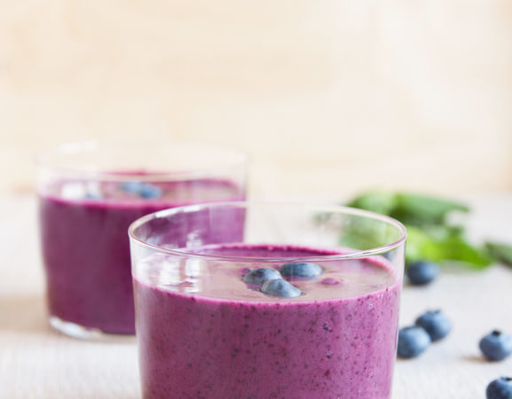 wild blueberry smoothie