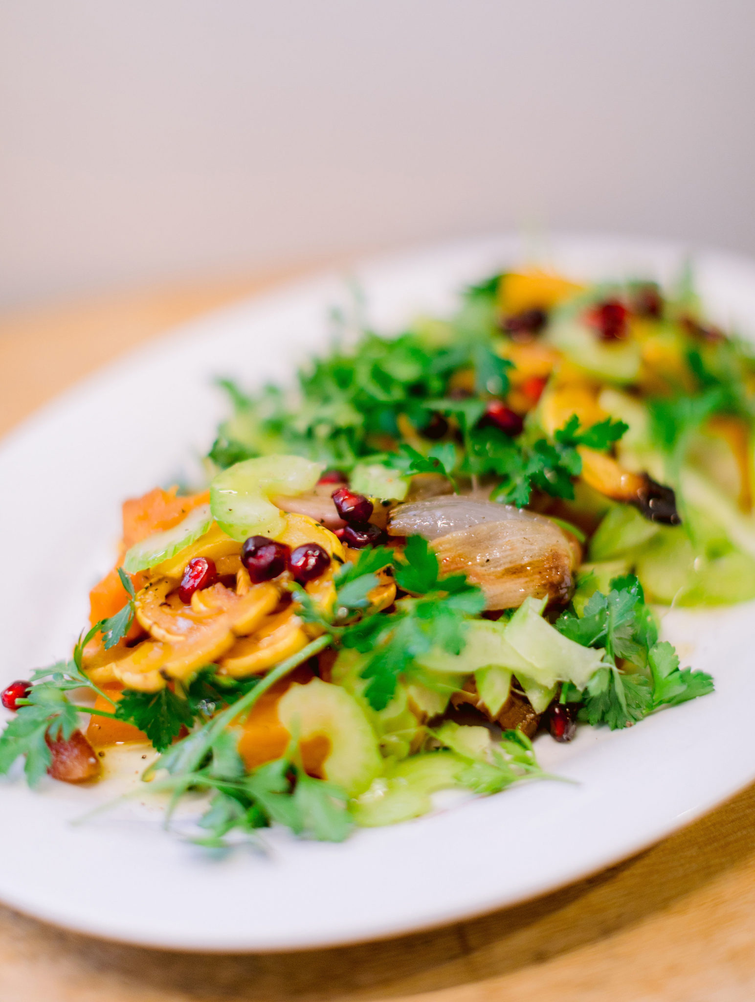 Crunchy Winter Salad with Fennel and Pomegranate - Familystyle Food