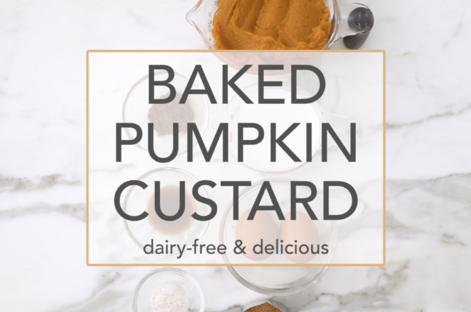Baked Pumpkin Custard