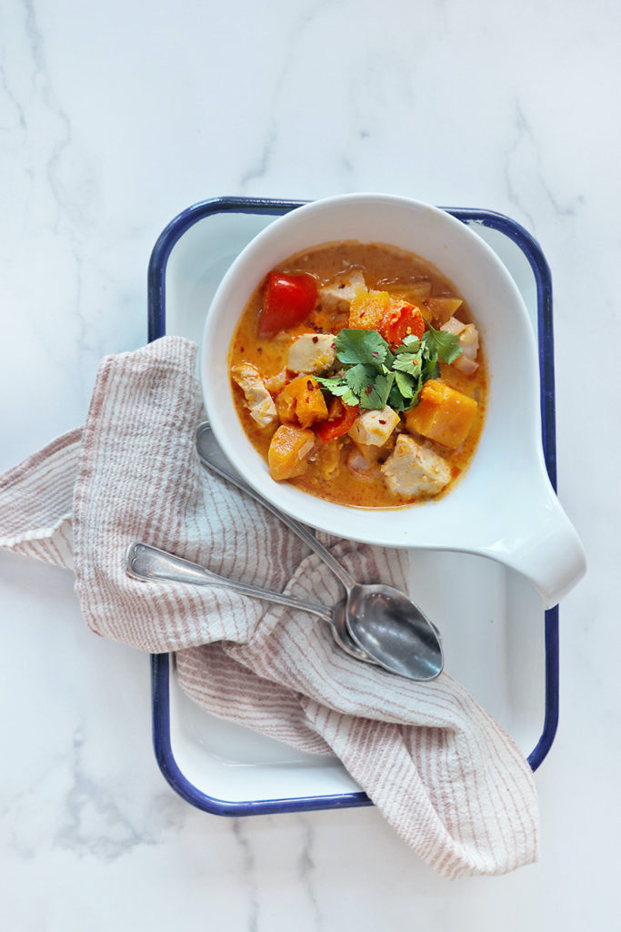 Coconut Red Curry Soup Recipe from Smart in The Kitchen