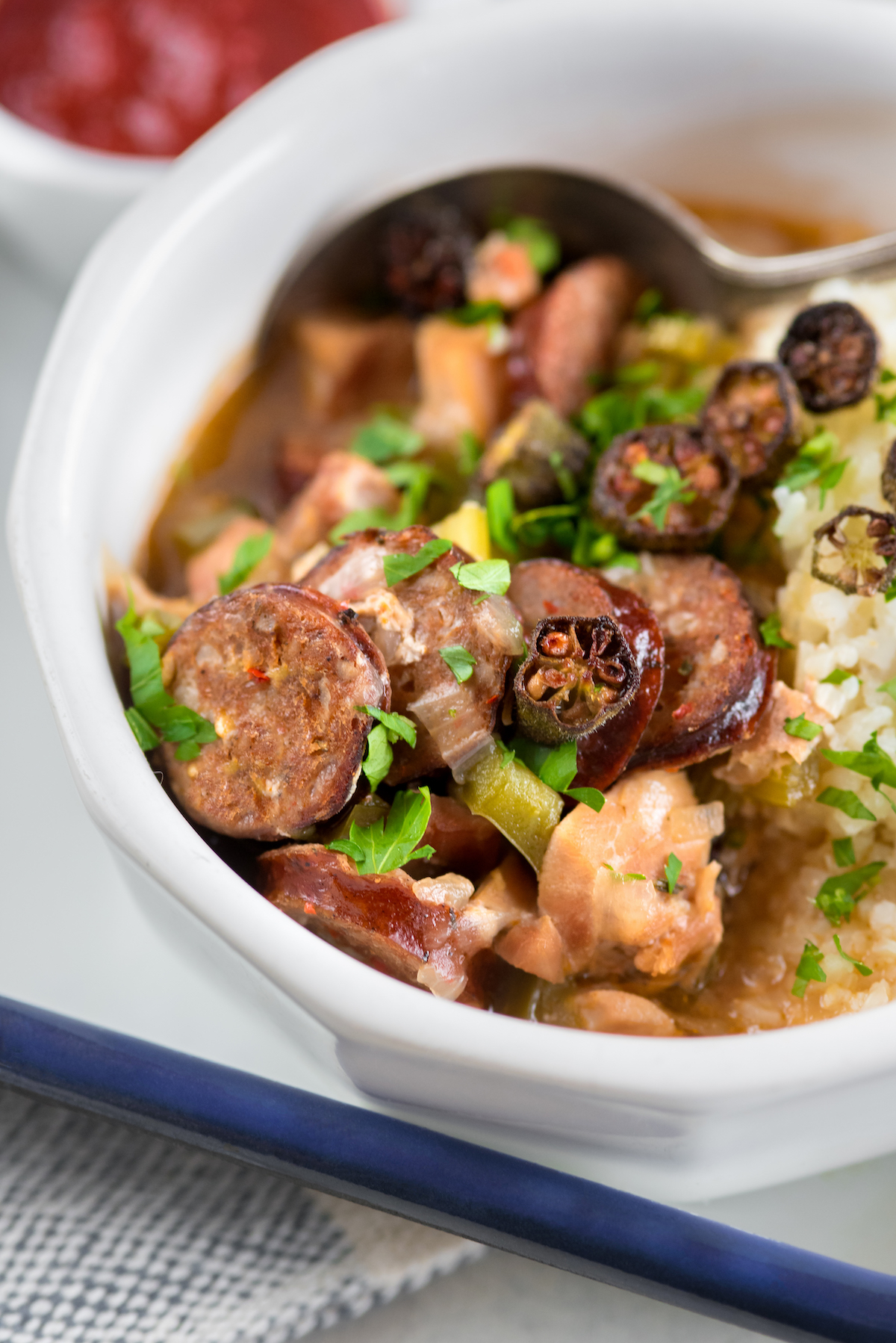 Instant Pot Chicken and Sausage Gumbo (Whole30) — Smart In The Kitchen