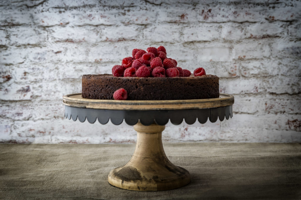 A gluten-free chocolate cake that's as gooey and delicious as a big brownie. Made with good quality dark chocolate, it's indulgent and delicious.