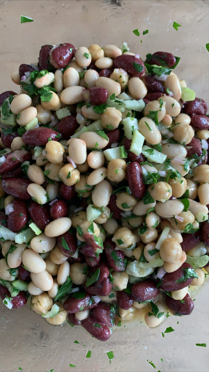 Three Bean Salad Made From Pantry Ingredients — Smart In The Kitchen
