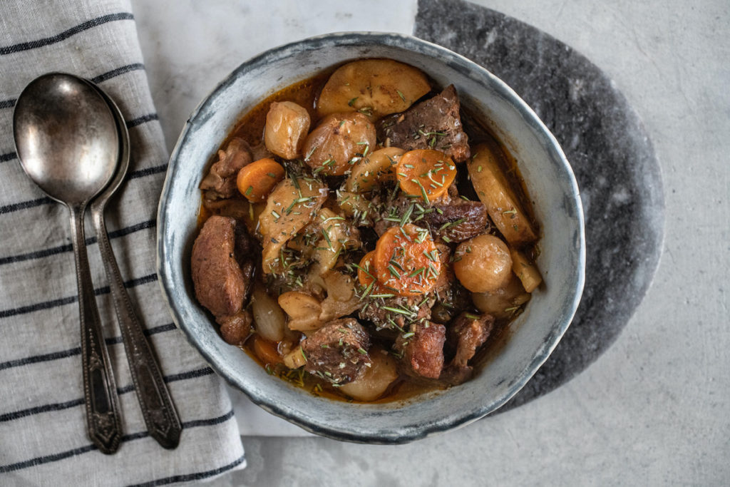Lamb or Beef Stew with Root Vegetables