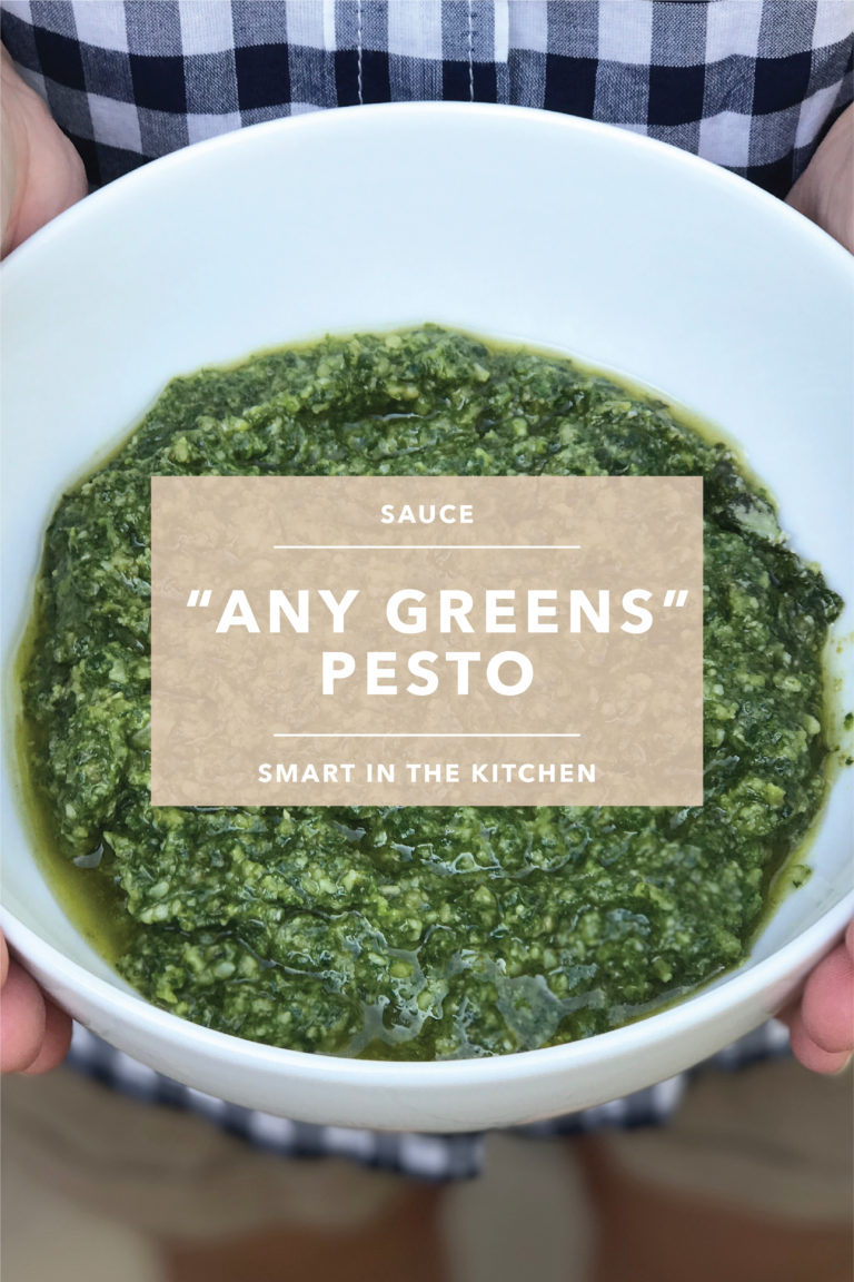 Any Greens Pesto — Smart In The Kitchen Recipes