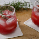 This cranberry margarita is the perfect cocktail for the holiday season.