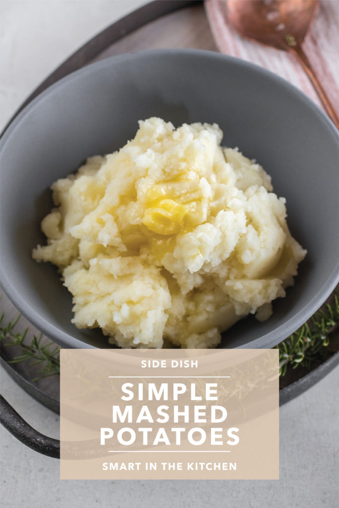 This simple mashed potatoes recipe works just as well with skim milk as it does with whole milk, just use the variety you have on hand. Or substitute nut milk, coconut milk or chicken stock for a dairy-free version.