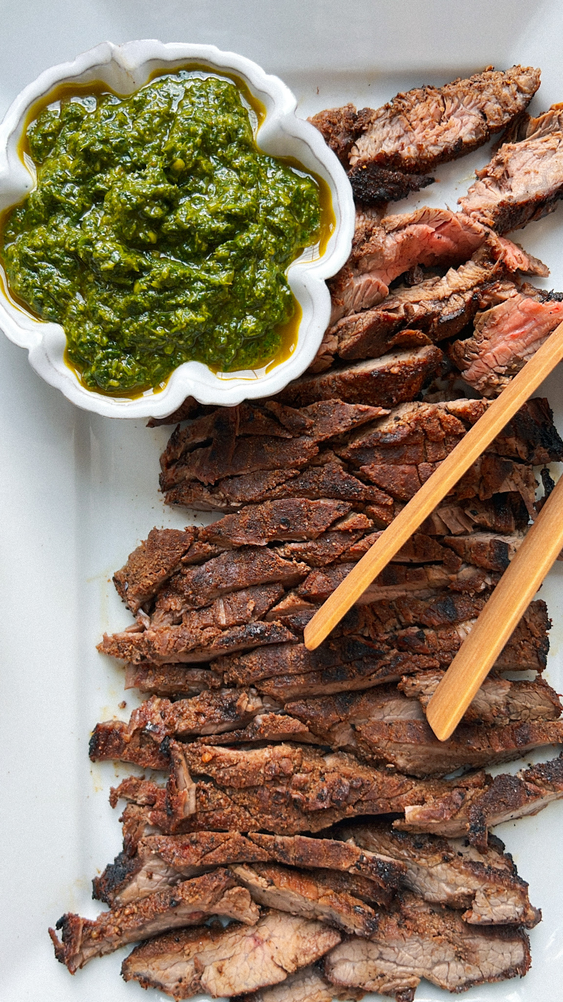 Grilled Flank Steak with Dry Rub - A Cedar Spoon