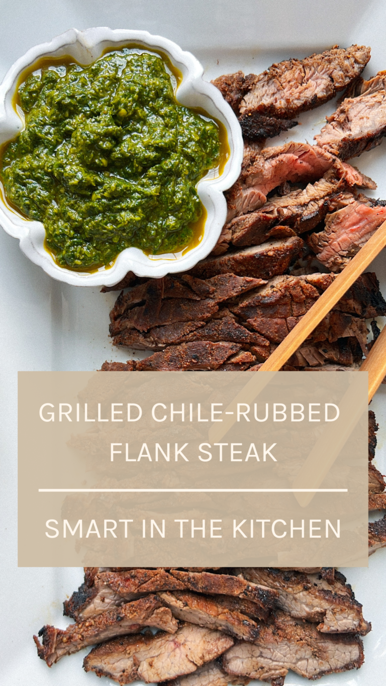 Grilled Chile-Rubbed Flank Steak — Smart In The Kitchen Recipes